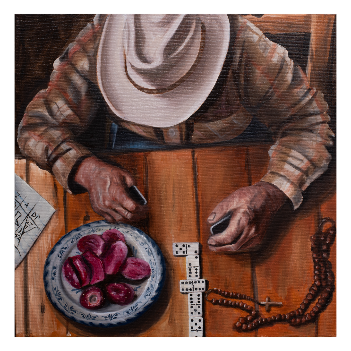 “Domino con Don Pepe” Fine Art Print