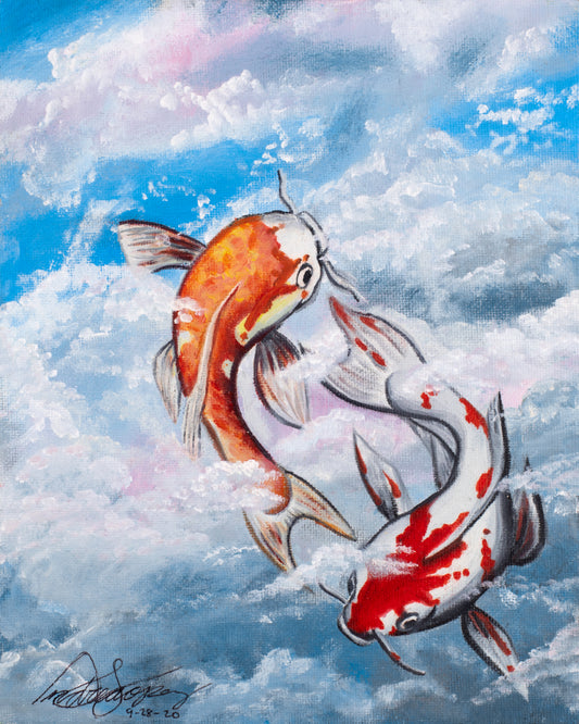 “Koi in the Clouds” Fine Art Print